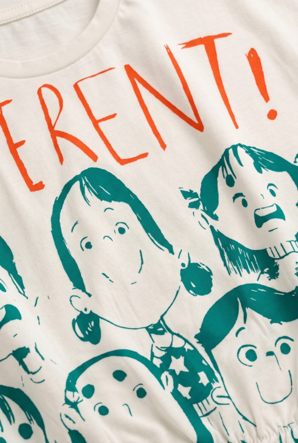 Off-white tee — print detail