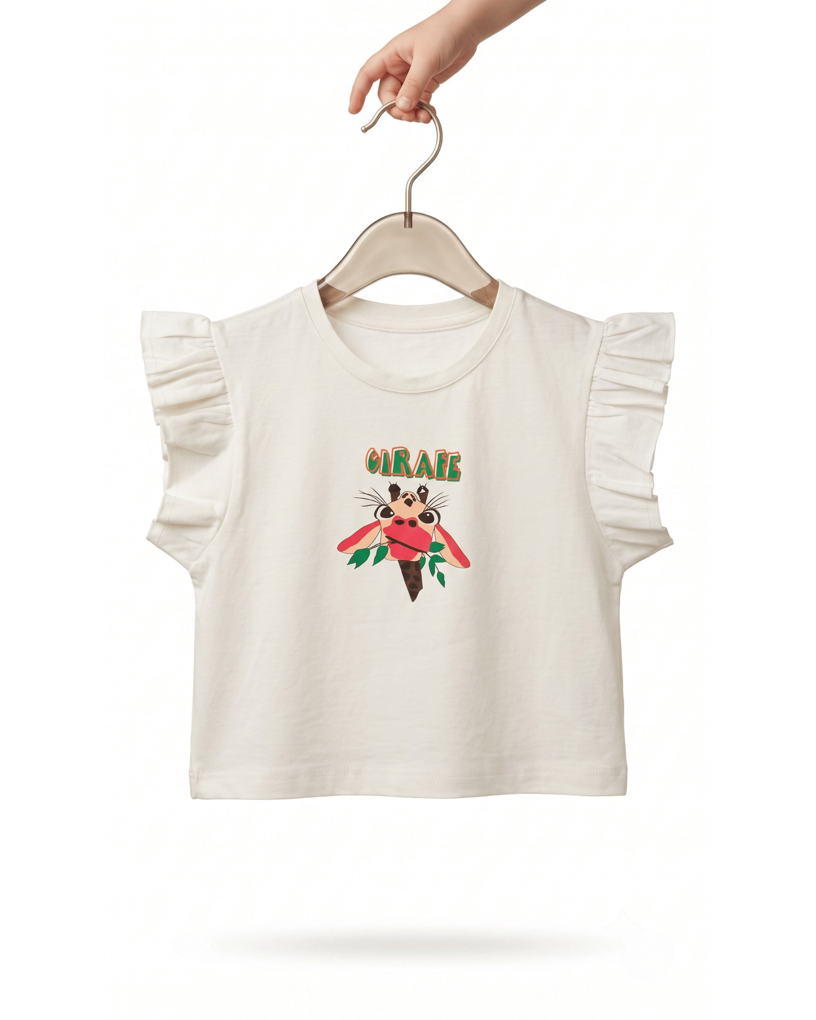 The Ruffled Giraffe Graphic Box Tee