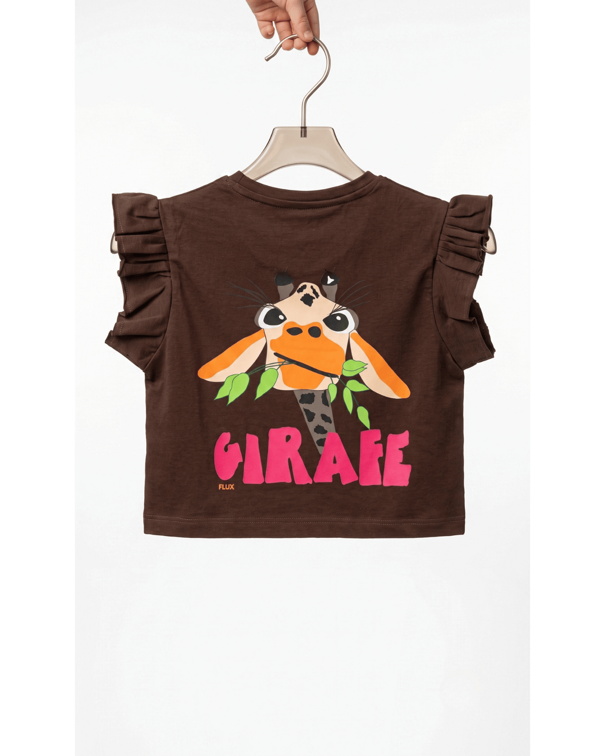 The Ruffled Giraffe Graphic Box Tee