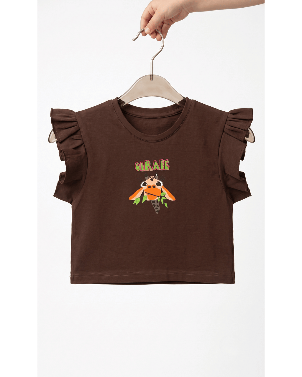The Ruffled Giraffe Graphic Box Tee