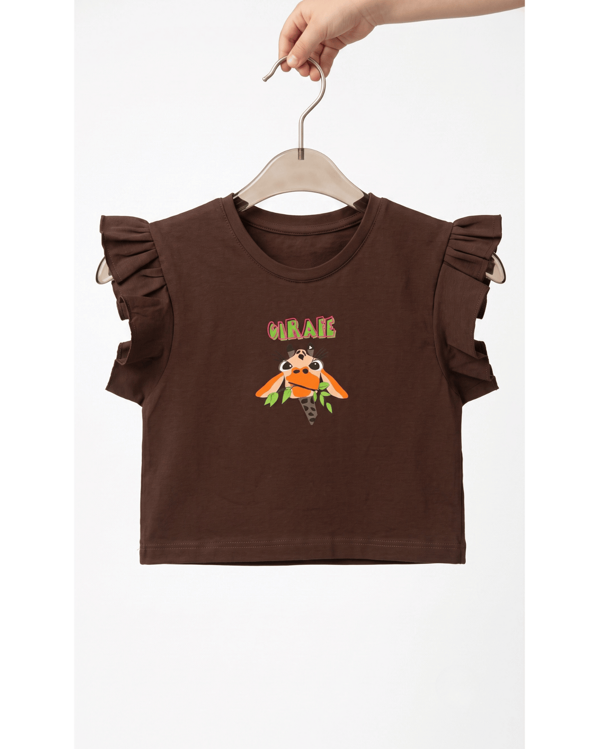 The Ruffled Giraffe Graphic Box Tee