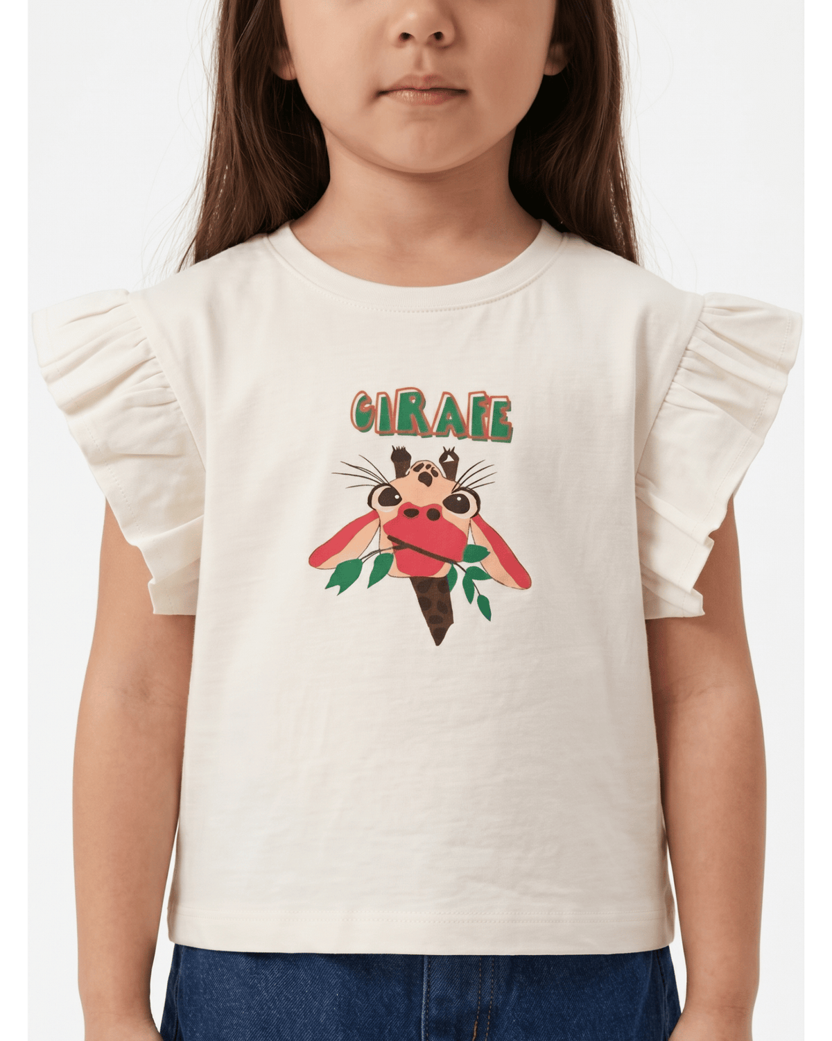 The Ruffled Giraffe Graphic Box Tee