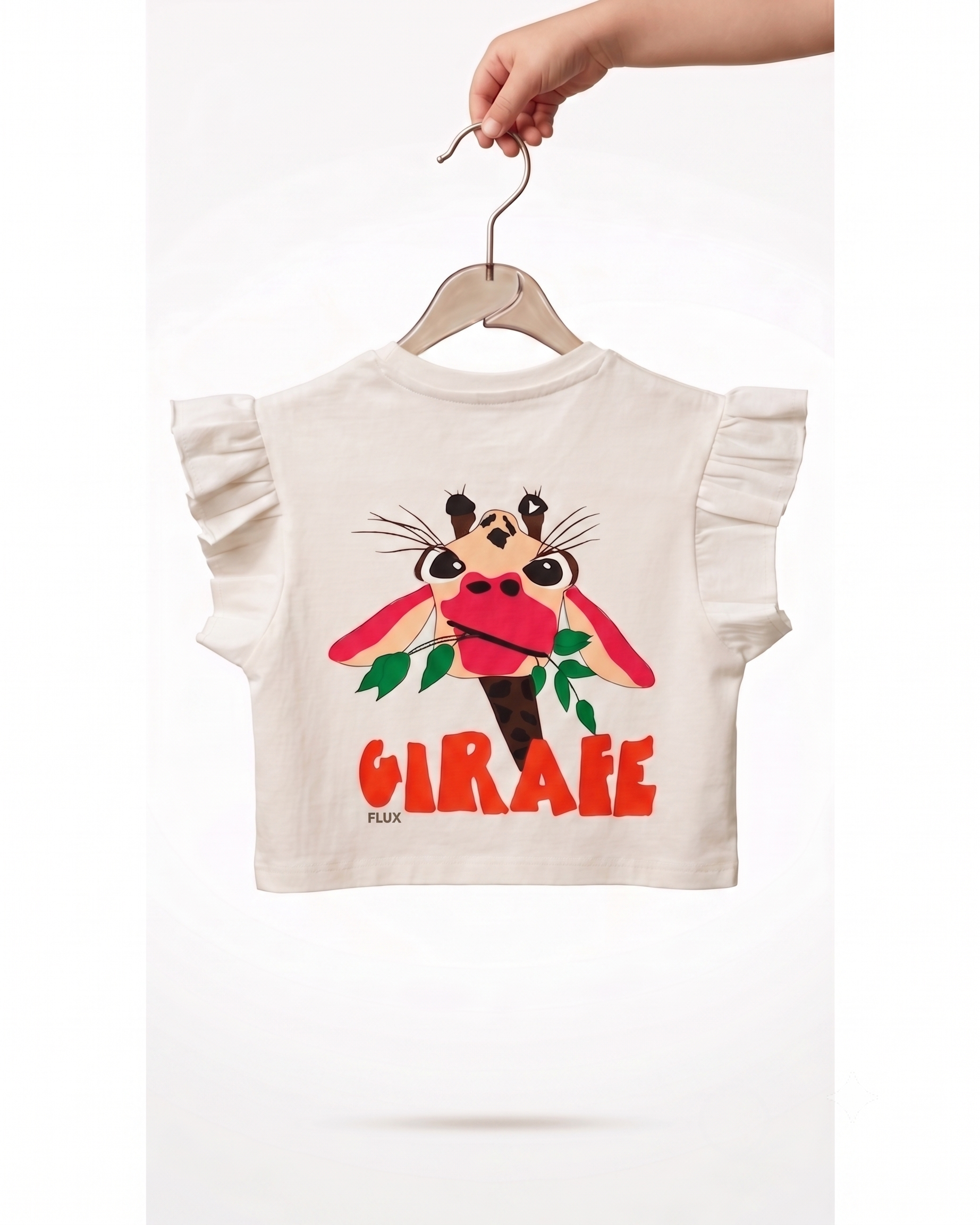 The Ruffled Giraffe Graphic Box Tee