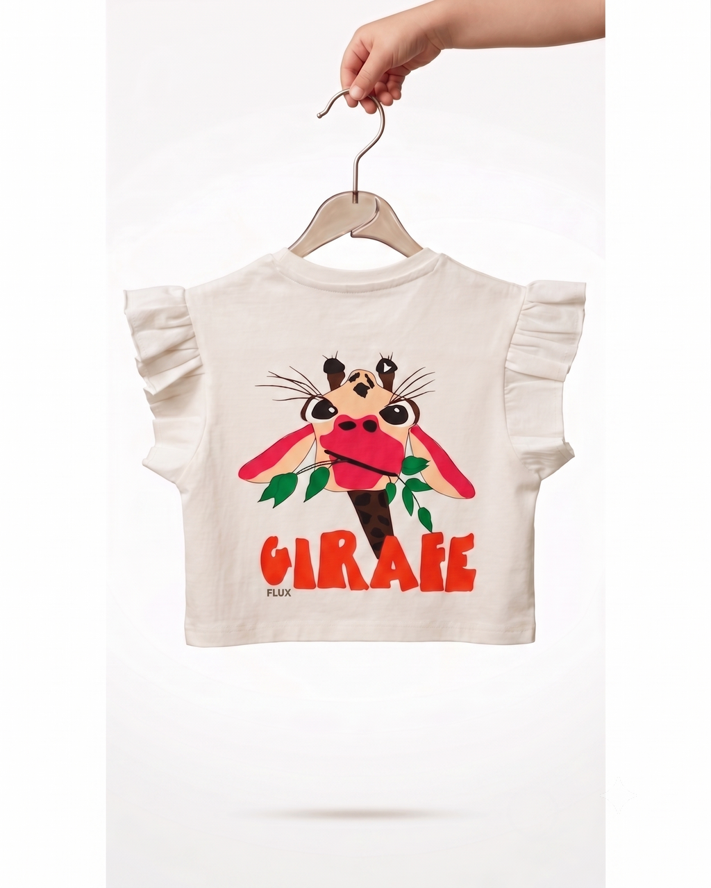 The Ruffled Giraffe Graphic Box Tee